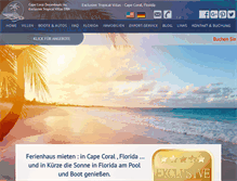 Tablet Screenshot of exclusive-villas.de
